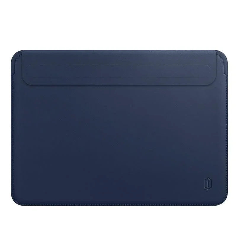 Wiwu Skin Pro 2 Pu Leather Sleeve For Macbook Pro 16 - Blue - Tashqila Wiwu Skin Pro 2 Pu Leather Sleeve For Macbook Pro 16 - Blue - Tashqila